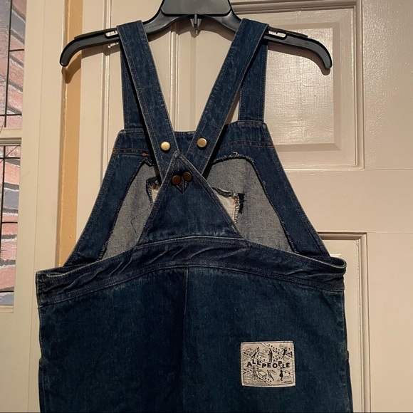 Vintage Valman 90s Overalls with patches - Picture 11 of 12